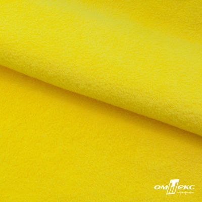 Флис DTY 14-0760, 240 г/м2, шир. 150 см, цвет яркий желтый - купить в Новом Уренгое. Цена 640.46 руб.
