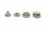 Кнопка металлическая "Альфа" с пружиной, 15 мм (уп. 720+/-20 шт), цвет никель - купить в Новом Уренгое. Цена: 1 466.73 руб.