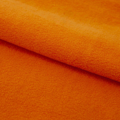 Флис DTY 16-1358, 250 г/м2, шир. 150 см, цвет оранжевый - купить в Новом Уренгое. Цена 640.46 руб.