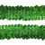Тесьма с пайетками D4, шир. 30 мм/уп. 25+/-1 м, цвет зелёный - купить в Новом Уренгое. Цена: 1 087.39 руб.