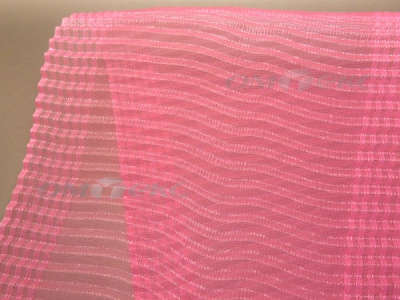 Лента капроновая "Гофре", шир. 110 мм/уп. 50 м, цвет розовый - купить в Новом Уренгое. Цена: 35.60 руб.