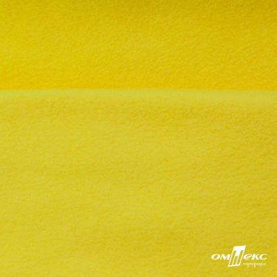 Флис DTY 14-0760, 240 г/м2, шир. 150 см, цвет яркий желтый - купить в Новом Уренгое. Цена 640.46 руб.