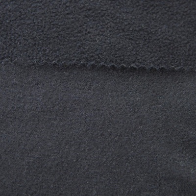 Флис DTY, 130 г/м2, шир. 150 см, цвет чёрный - купить в Новом Уренгое. Цена 694.22 руб.