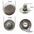 Кнопка металлическая "Альфа" с пружиной, 15 мм (уп. 720+/-20 шт), цвет никель - купить в Новом Уренгое. Цена: 1 466.73 руб.