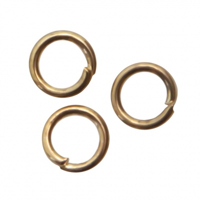 Кольцо  соединительное для бижутерии 4 мм, цв.-золото - купить в Новом Уренгое. Цена: 0.41 руб.
