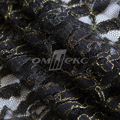 Кружевное полотно XD LACE 1-4, 80 гр/м2, шир.150см, цвет чёрный - купить в Новом Уренгое. Цена 245.94 руб.