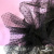 Евро-фатин горох, 100% полиэфир, 15 г/м2, 150 см. 16-167/черный - купить в Новом Уренгое. Цена 241.13 руб.