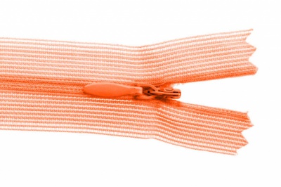 Молния потайная Т3 849, 20 см, капрон, цвет оранжевый - купить в Новом Уренгое. Цена: 5.12 руб.