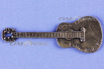 Декоративный элемент для творчества из металла "Гитара"  - купить в Новом Уренгое. Цена: 19.99 руб.