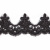 Сутажное кружево «Алансон»  на сетке (бисер) XDH3235, шир.60 мм, (уп. 9,14 м ), цв.-черный - купить в Новом Уренгое. Цена: 2 134.73 руб.