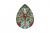 "Кабошоны" - заготовка для рукоделия акриловая фигурная 13 х 18мм - купить в Новом Уренгое. Цена: 7.32 руб.
