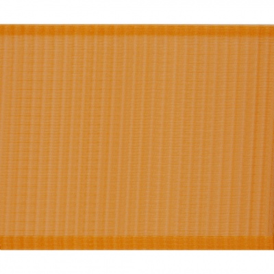 Лента капроновая "Гофре", шир. 110 мм/уп. 50 м, цвет оранжевый - купить в Новом Уренгое. Цена: 26.93 руб.