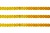 Пайетки "ОмТекс" на нитях, CREAM, 6 мм С / упак.73+/-1м, цв. 92 - золото - купить в Новом Уренгое. Цена: 484.77 руб.