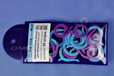 Кольцо маркировочное пластик МК-20, 20 мм для вязания (20 шт) - купить в Новом Уренгое. Цена: 88.80 руб.