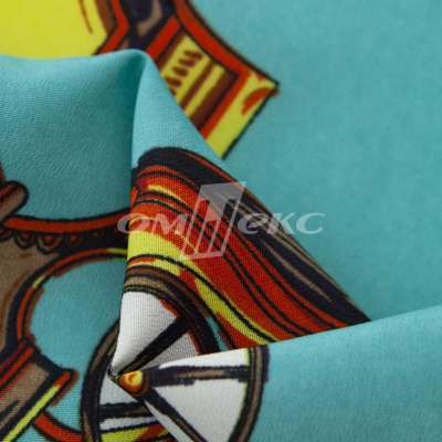 Плательная ткань "Фламенко" 16.2, 80 гр/м2, шир.150 см, принт этнический - купить в Новом Уренгое. Цена 241.49 руб.