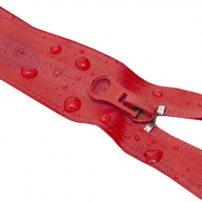 Молния водонепроницаемая PVC Т-7, 90 см, разъемная, цвет (820) красный - купить в Новом Уренгое. Цена: 61.18 руб.