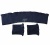 Манжеты и подвяз (комплект) КРК-4285 цв. 078-синий - купить в Новом Уренгое. Цена: 532.81 руб.