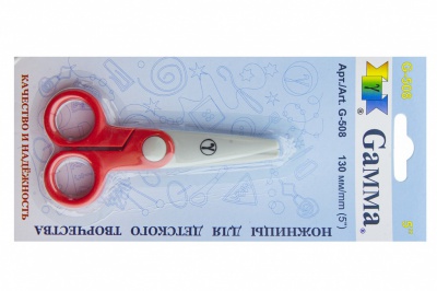 Ножницы G-508 детские 130 мм - купить в Новом Уренгое. Цена: 118.32 руб.