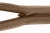 Молния потайная Т3 294, 50 см, капрон, цвет коричневый - купить в Новом Уренгое. Цена: 6.90 руб.