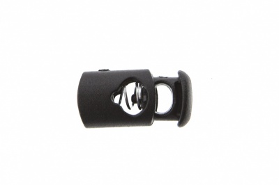 8021 Фиксатор пластиковый "Цилиндр", 20х10 мм, цвет чёрный - купить в Новом Уренгое. Цена: 1.31 руб.