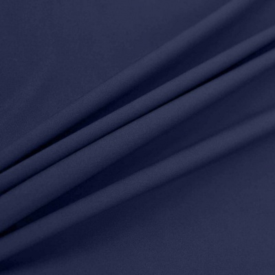 Костюмная ткань с вискозой "Салерно", 210 гр/м2, шир.150см, цвет т.синий/Navy - купить в Новом Уренгое. Цена 446.37 руб.