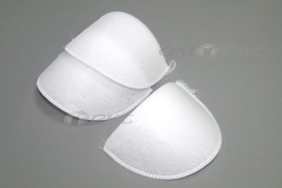 Плечевые накладки ОВ-10, обшитые, цвет белый - купить в Новом Уренгое. Цена: 16.83 руб.