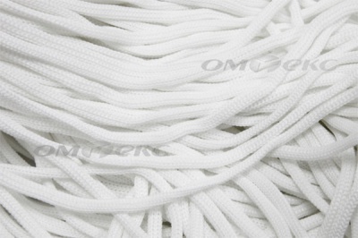 Шнур Т-02 (4с2) мелкое плетение 4мм 100 м белый - купить в Новом Уренгое. Цена: 2.50 руб.
