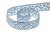 Тесьма кружевная 0621-1346А, шир. 13 мм/уп. 20+/-1 м, цвет 132-голубой - купить в Новом Уренгое. Цена: 575.07 руб.
