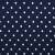 Креп стрейч Амузен, 85 г/м2, 19-3920 (т.синий)/белый крупный горох, шир.150 см - купить в Новом Уренгое. Цена 220.50 руб.