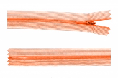 Молния потайная Т3 849, 50 см, капрон, цвет оранжевый - купить в Новом Уренгое. Цена: 8.87 руб.