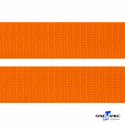 Оранжевый - цв.523 - Текстильная лента-стропа 550 гр/м2 ,100% пэ шир.50 мм (боб.50+/-1 м) - купить в Новом Уренгое. Цена: 797.67 руб.