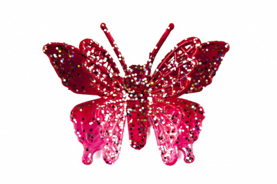 Бабочка декоративная пластиковая #10 - купить в Новом Уренгое. Цена: 7.09 руб.