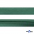 Косая бейка атласная "Омтекс" 15 мм х 132 м, цв. 056 темный зеленый - купить в Новом Уренгое. Цена: 225.81 руб.