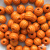0309-Бусины деревянные "ОмТекс", 16 мм, упак.50+/-3шт, цв.003-оранжевый - купить в Новом Уренгое. Цена: 62.22 руб.