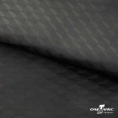 Ткань подкладочная Жаккард PV2416932, 93г/м2, 145 см,черный - купить в Новом Уренгое. Цена 241.46 руб.