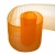 Лента капроновая "Гофре", шир. 110 мм/уп. 50 м, цвет оранжевый - купить в Новом Уренгое. Цена: 26.93 руб.