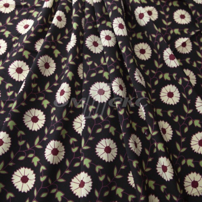 Плательная ткань "Фламенко" 10.1, 80 гр/м2, шир.150 см, принт растительный - купить в Новом Уренгое. Цена 241.49 руб.