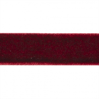 Лента бархатная нейлон, шир.12 мм, (упак. 45,7м), цв.240-бордо - купить в Новом Уренгое. Цена: 396 руб.
