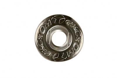 Кнопка металлическая "Альфа" с пружиной, 15 мм (уп. 720+/-20 шт), цвет никель - купить в Новом Уренгое. Цена: 1 481.69 руб.