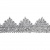 Тесьма металлизированная 0384-0240, шир. 40 мм/уп. 25+/-1 м, цвет серебро - купить в Новом Уренгое. Цена: 490.74 руб.