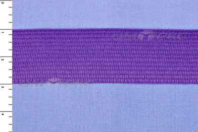 Окантовочная тесьма №0225, шир. 22 мм (в упак. 100 м), цвет фиолет - купить в Новом Уренгое. Цена: 271.60 руб.