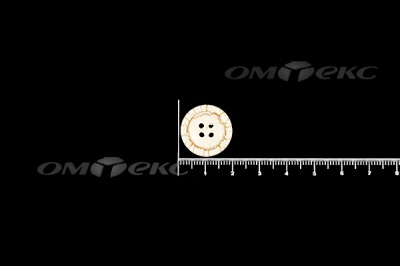 Пуговица деревянная круглая №33 (18мм) - купить в Новом Уренгое. Цена: 2.55 руб.