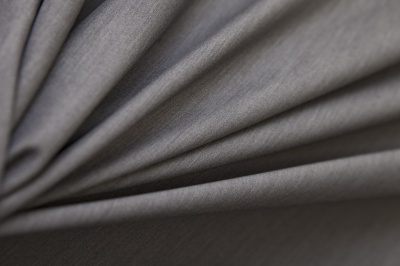 Костюмная ткань с вискозой "Флоренция", 195 гр/м2, шир.150см, цвет св.серый - купить в Новом Уренгое. Цена 496.99 руб.