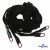 Шнурки #106-01, плоские 130 см, декор.наконечник, цв.чёрный - купить в Новом Уренгое. Цена: 43.98 руб.