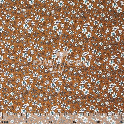 Плательная ткань "Фламенко" 11.1, 80 гр/м2, шир.150 см, принт растительный - купить в Новом Уренгое. Цена 239.03 руб.