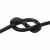 Шнур вощеный 1мм (упак.50 +/-1 ярд) цв.-черный - купить в Новом Уренгое. Цена: 175.11 руб.
