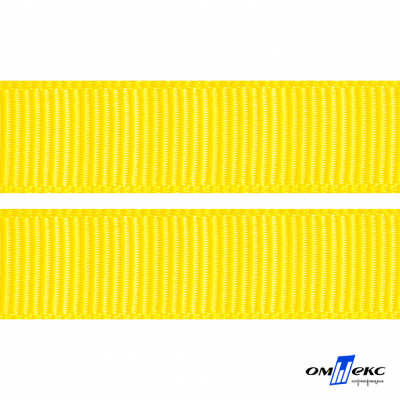 Репсовая лента 020, шир. 25 мм/уп. 50+/-1 м, цвет жёлтый - купить в Новом Уренгое. Цена: 298.75 руб.
