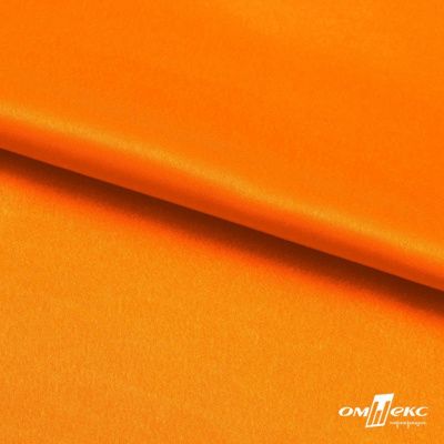 Поли креп-сатин 15-1263, 125 (+/-5) гр/м2, шир.150см, цвет оранжевый - купить в Новом Уренгое. Цена 155.57 руб.