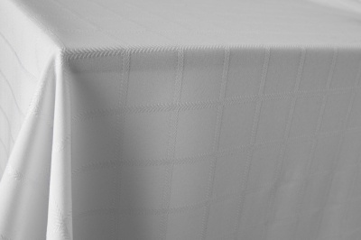 Скатертная ткань 25536/2005, 174 гр/м2, шир.150см, цвет белый - купить в Новом Уренгое. Цена 272.21 руб.