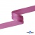 Косая бейка атласная "Омтекс" 15 мм х 132 м, цв. 135 темный розовый - купить в Новом Уренгое. Цена: 225.81 руб.